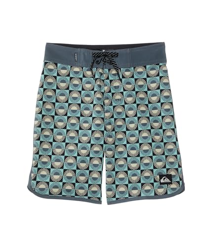 Quiksilver Surfsilk Scallop para niño (niños grandes), Verde, 12
