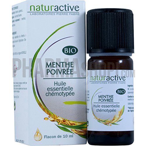 Naturactive Huile Essentielle Menthe Poivrée (Mentha x Piperita L) Bio 10 ml