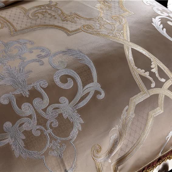 Ensemble de lit King Size en coton satiné contre les nuits agitées - 5