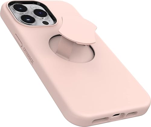 Miniatura 6 de OtterBox Funda OtterGrip Symmetry Series para iPhone 14 Pro Max  MADE ME BLUSH (rosa), agarre integrado, funda elegante, se ajusta a MagSafe, bordes