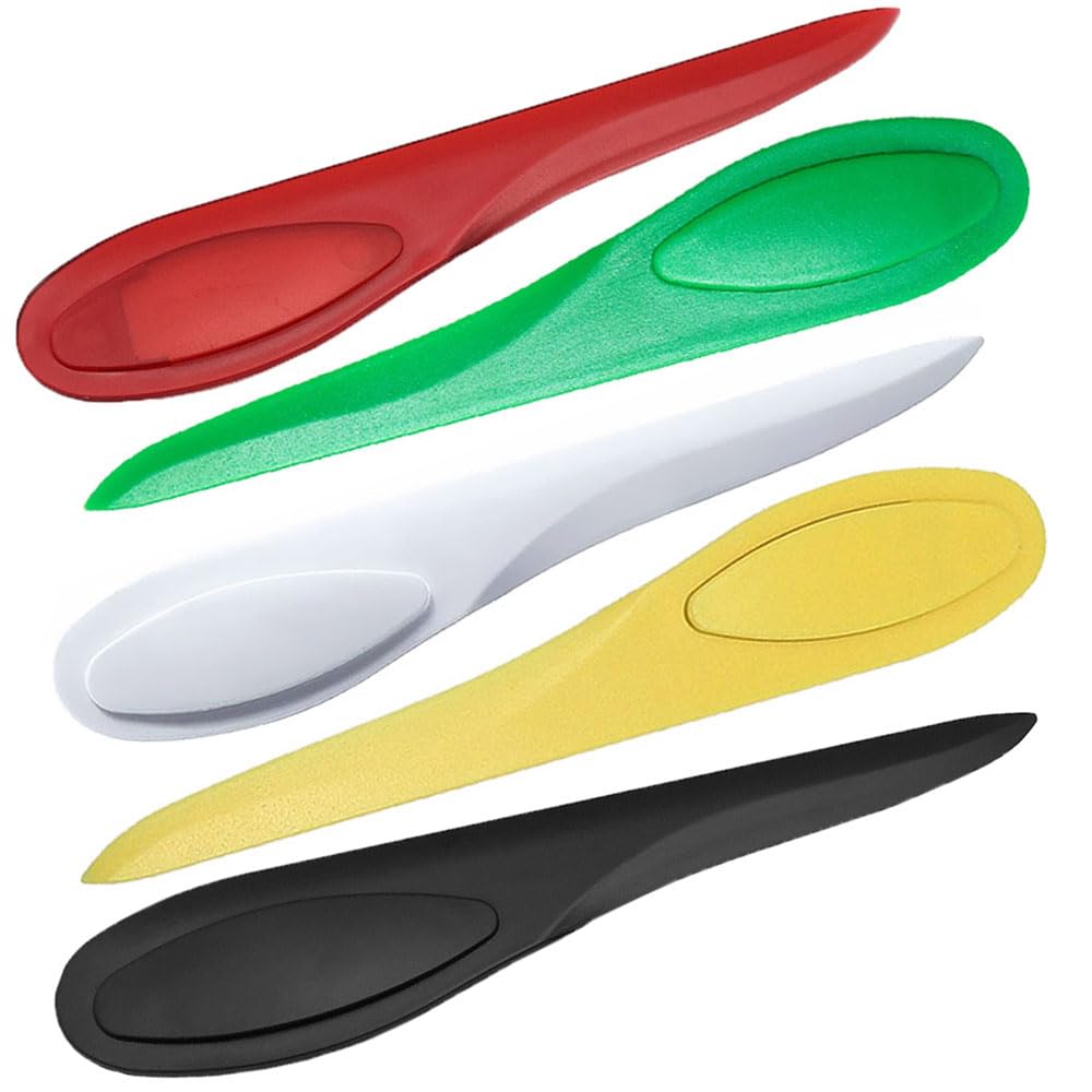 Fbshicung 5 Pieces Point Tuner Seam Creaser Creases Sewing Tools Plastic Sewing Mark Turner Point Tuner Seam Presser Tool Sewing Quilting DIY Accessory