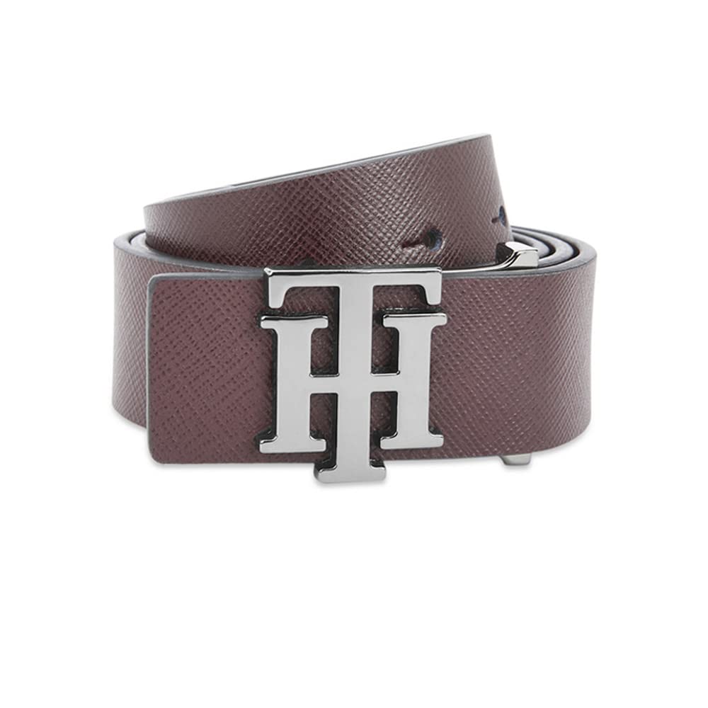 Solid Leather Mens Formal Single Side Belt (BROWN, FRSZ)-image-28