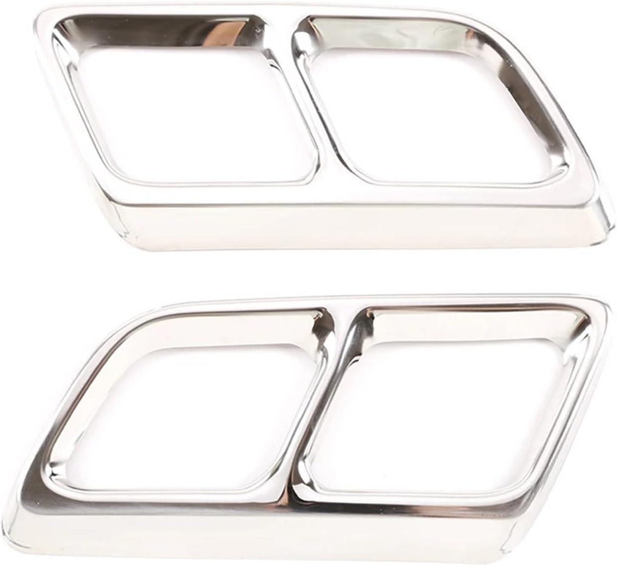 2pcs Exhaust Pipe Trim Fit For Cadillac XT4 XT5 XT6 2016-2021 Muffler Cover Accessories Car Exterior Accessories (Color : XT6 20-22-01)