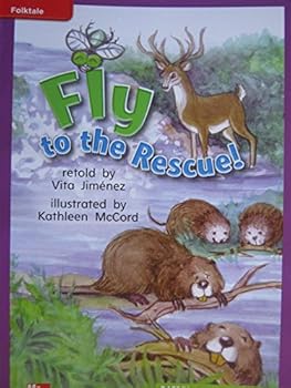 Spiral-bound Reading Wonders Leveled Reader Fly to the Rescue Ell Unit 4 Week 1 Grade 1 Book