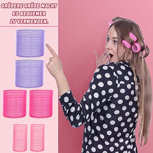 Fogray Set di 30 bigodini, 18 pezzi Jumbo grandi