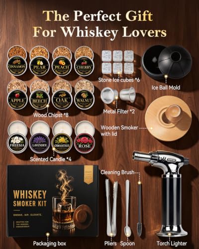 Whiskey Smoker Kit with Torch DROPS TO - image 8