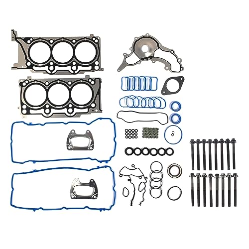Image of HS26541PT Head Gasket Bolts Kit Replacement for 2011-2016 Chrysler Jeep Grand Cherokee Dodge Ram 3.6L V6 Pentastar Engine