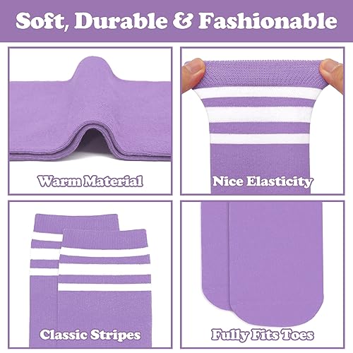 Sarfel 4 Pairs Youth Kids Toddler Soccer Socks Girls Boys Baseball Socks Kids Football Softball Accessories Team Sports4