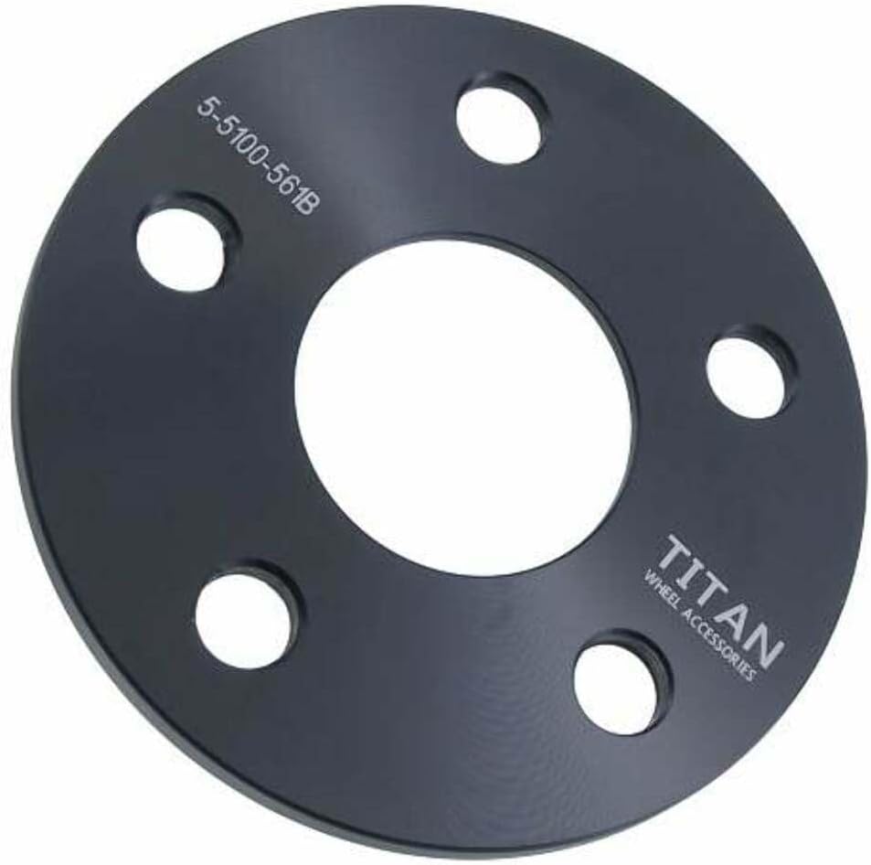 12mm 5x100 Hubcentric Wheel Spacers - Fits Subaru Impreza Crosstrek Legacy BRZ Fits Scion FR-S - 12mm, 5x100, 56.1mm Hub, Set of 4 - Black