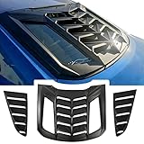 GaeaAuto Rear and Side Window Louvers fit for 2018-2023 Ford Mustang, Sun Shade Windshield Cover Ven