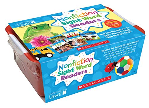 Nonfiction Sight Word Readers Classroom Tub Level B: Teaches the Second 25 Sight Words to Help New Readers Soar! (Nonfiction Sight Word Readers Classroom Tubs)