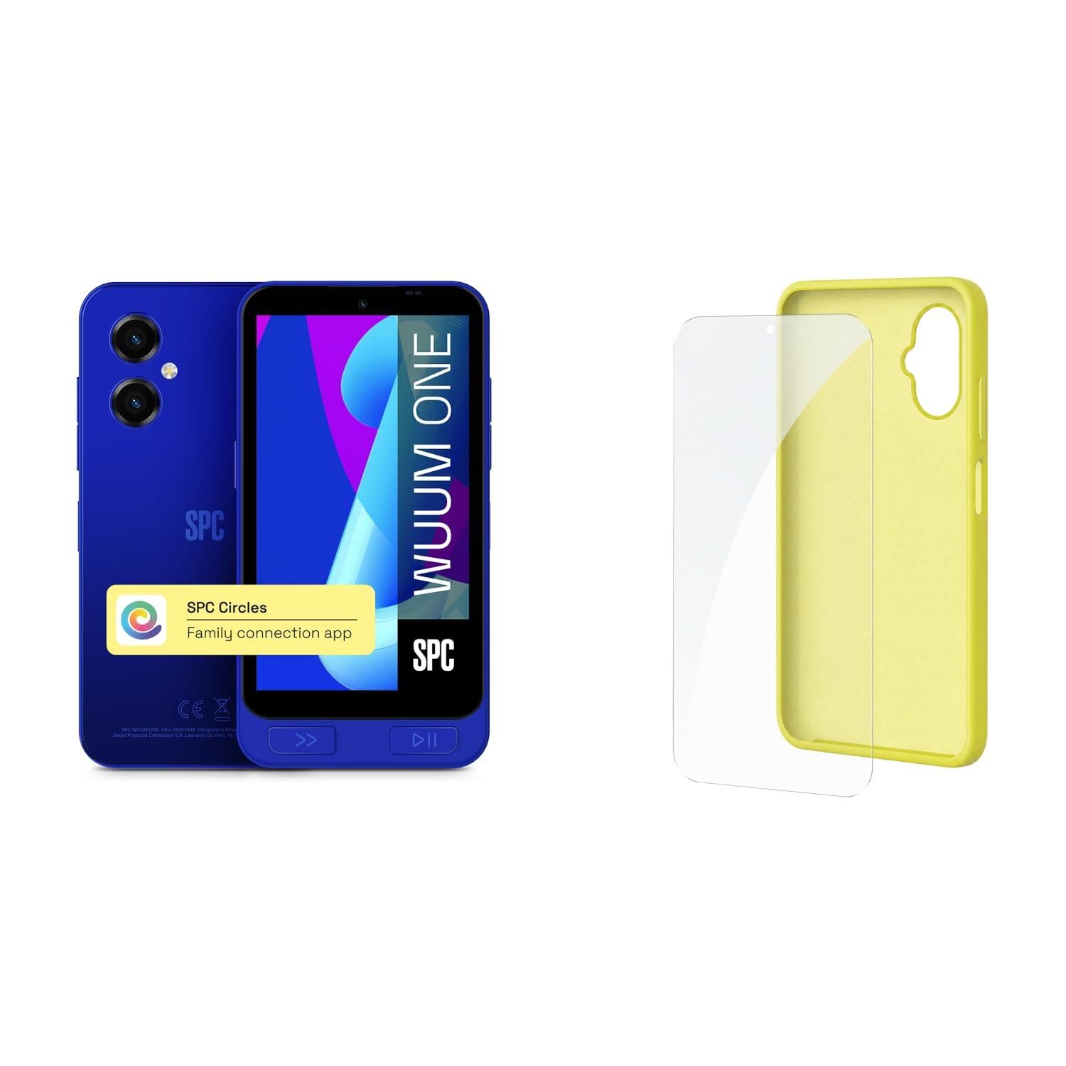 SPC WUUM ONE + COVER E VETRO TEMPERATO, Smartphone per bambini
