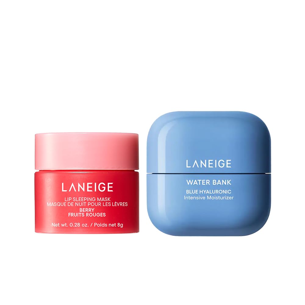 Laneige Combo of 2 including Lip Sleeping Mask Berry (8G) and Water Bank Blue Hyaluronic Intensive Moisturizer (20ml)-image-46