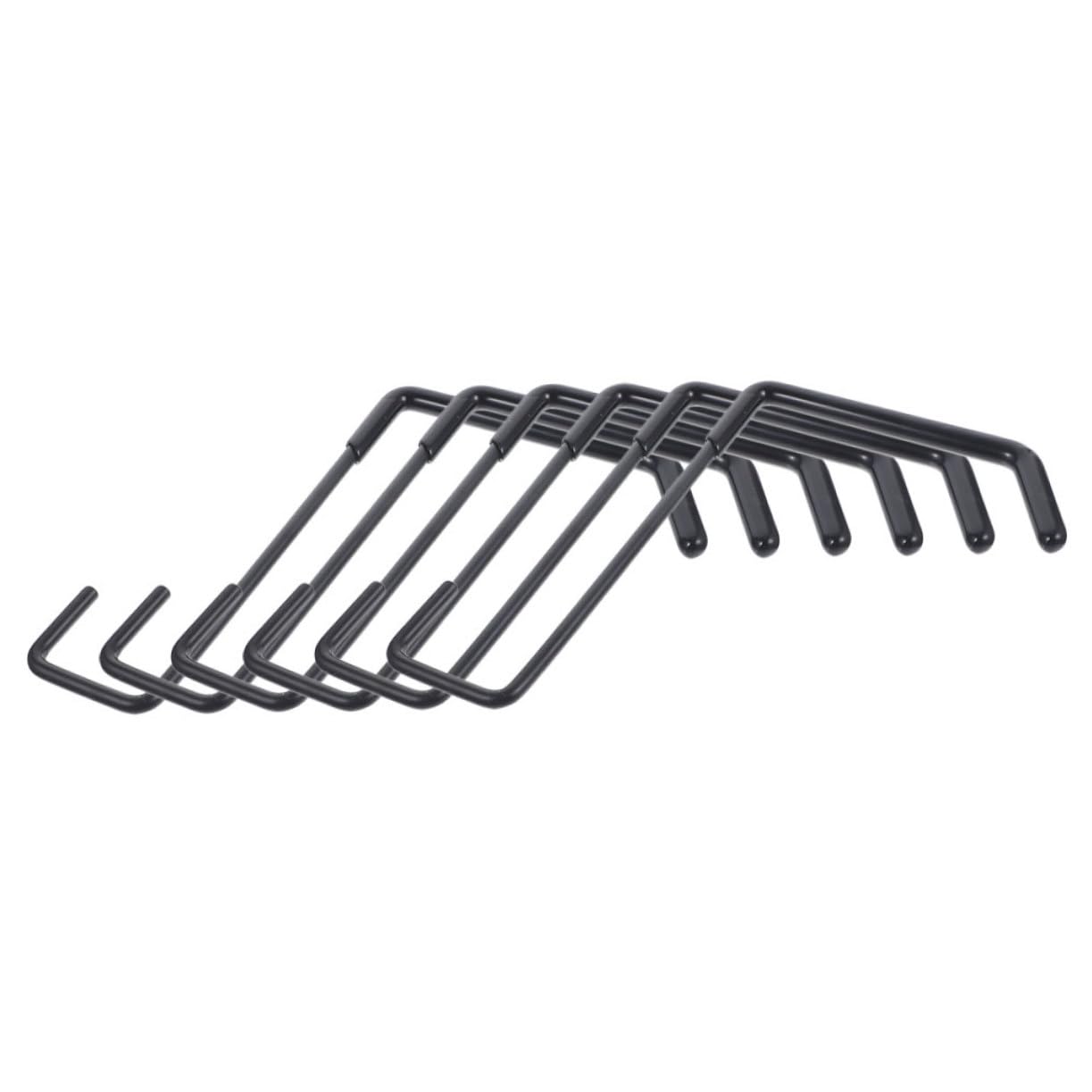 Levemolo 6pcs Heavy Duty Garage Hooks Wall Hanging Hooks for Bikes Ladders and Equipment Strong Load Bearing Storage for Garage Garden and Warehouse Use