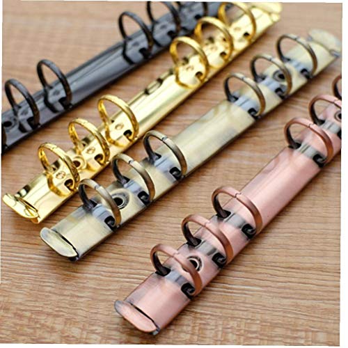 Hotaden 1pc Oro A5 Cuaderno Espiral de Metal Clip de la Carpeta de Acero Inoxidable Carpeta de Archivos de Clip Carpeta de Anillas Hierro Clip Clip