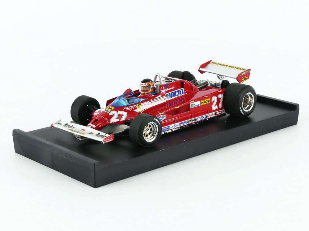 FERRARI 126 CK GILLES VILLENEUVE 1981 N.27 ITALY GP 1:43