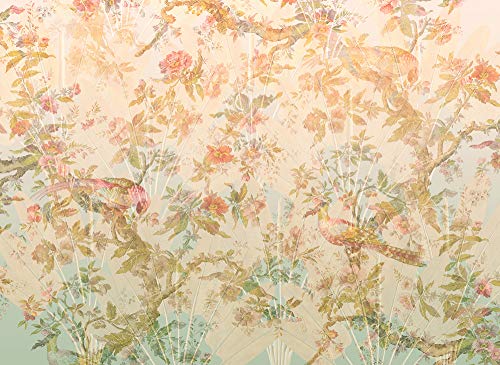 Komar HX7-060 Non-Woven Photo Wallpaper XXL Decoration Art Nouveau de Paradis Bedroom Living Room Office Hallway Size 350 x 255 cm (Width x Height) Colourful - Image 3