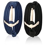 ⚓ DIE GESCHENKIDEE FÜR SIE & IHN – Ideal als Geschenkset für 2, Freundschaftsarmband für Freunde, Partnerarmband für Freundin oder Freund, Geschenke für Kollegen, Paare oder als Geschenk für ihre Familie. Machen Sie Freunden oder sich selbst eine Freude mit diesem modernen Accessoire von SKIPPER.