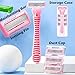 Razors for Women Hair Removal Shaver-Detachable Head Fits Body Curve,Anti-slip Ergonomic Handle,Skin Beauty Tool Hair Shaving Razor for Facial Eyebrow,Underarm,Leg Bikini Hairs,4 Count in Storage Case