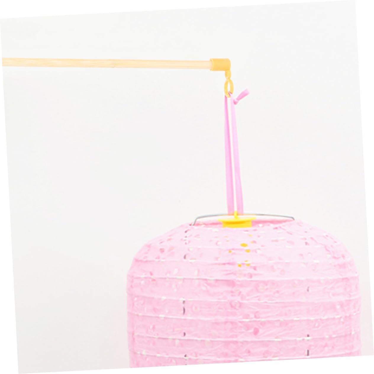 40pcs Handheld Lantern Sticks for Children, Wood ABS Beige image 5