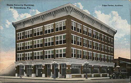 Home Security Building Postcard Edgar Ferdon Architect FL