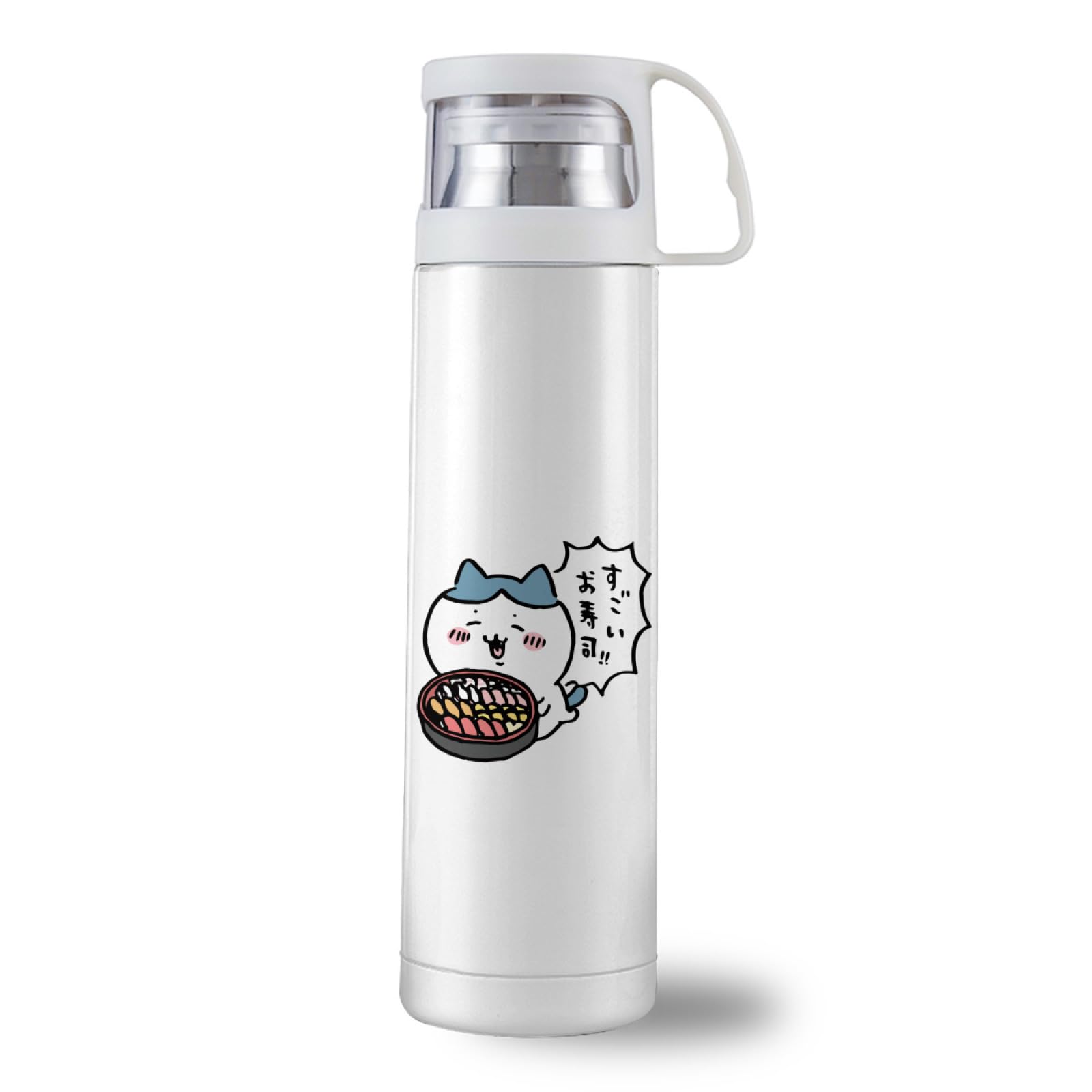 Amazon｜魔法瓶 ちいかわ ハチワレ 水筒 500ml タンブラー ステンレス 