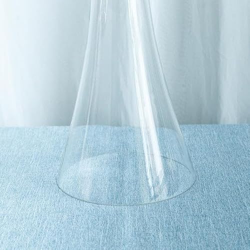 Efavormart 4 Pack | 24" Tall Clear Reversible Latour Trumpet Glass Vases For Wedding Decoration #TOP3