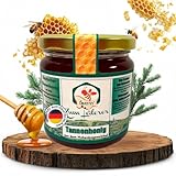 Imkerei zum Lederer - Deutscher Tannenhonig - Roher Premium Honig aus dem Bayerischen Wald - Naturbelassener, flüssiger Honig aus Honigtau (500g)