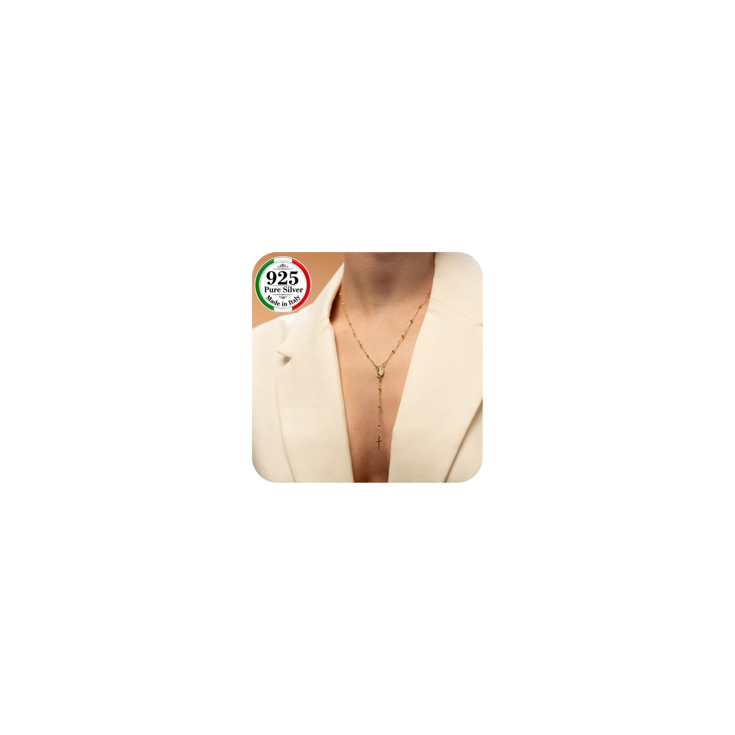 QUADRI - Collar Plata 925 - Idea de Regalo - Made in Italy