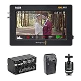 Blackmagic Design Video Assist 5' 12G-SDI/HDMI HDR Recording Monitor with NP-F770 Li-ion Battery Pack, AC/DC Charger & Ball Head Bundle