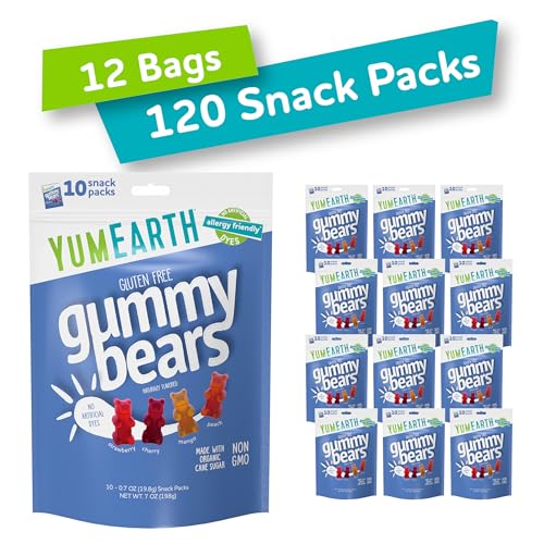 Ositos de goma YumEarth surtidos 12 bolsas miniatura 3