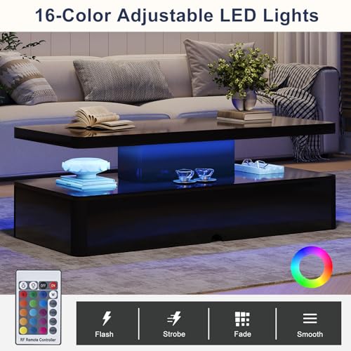 MXV Modern LED Coffee Table