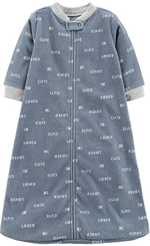 Carter's Unisex Baby Fleece Sleepbag Sleepsuit, Cute Hi Loved, Medium 6-9 Months