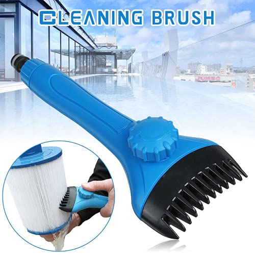 Pool & Spa Cartridge Cleaner Cleaning Brush Removes Debris & Dirt from Filters for Pool Filter Spa and Pool Cartridge Cleaner Tool