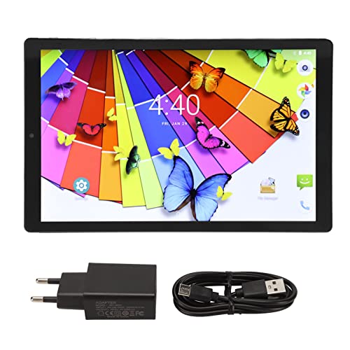 Tablet 10 10 Cali, 6 GB + 256 GB/128 GB SD, Tablet 4G LTE Dual SIM, 5G WIFI, 5+8MP, Procesor Ośmiordzeniowy, Wyświetlacz IPS 1200x1920, Bateria 7000mAh, GPS (wtyczka UE)