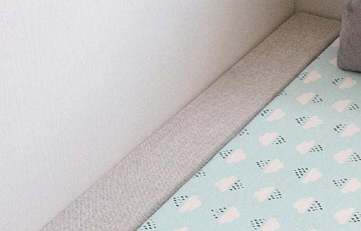 Bed Gap Filler Custom Size Rectangle Bed Bridge Wall Mattress Gap Filler, Soft Foam Headboard Pillow with Removable Cover - Image 2