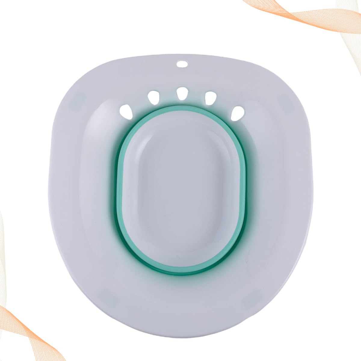 Tragbares Bidet für schwangere Frauen, Anti-Squat Toilettensitz, Anti-Überlauf-Design, ideal für weibliche Intimpflege, geeignet für Erwachsene und Senioren, einfach zu bedienen