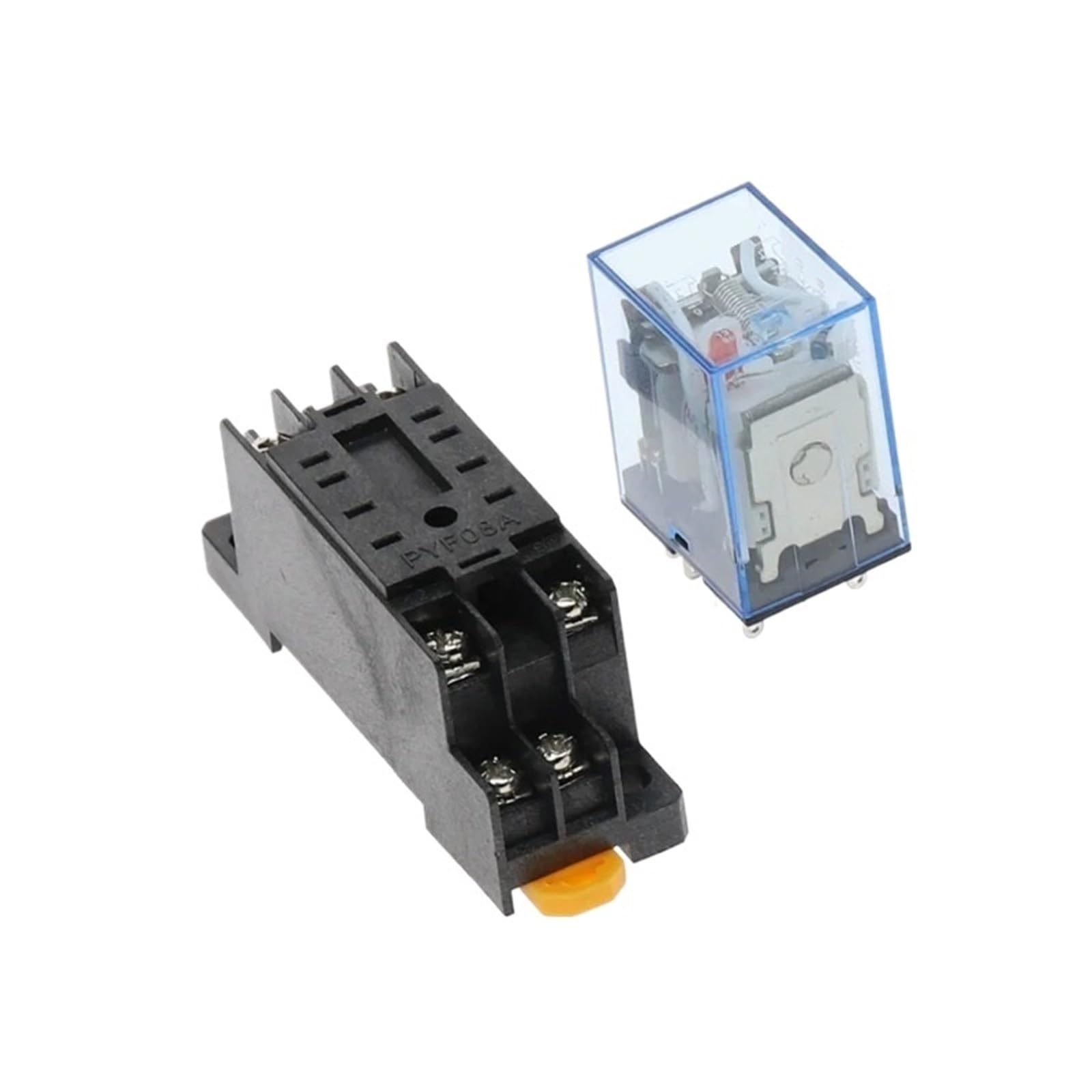 Relé micro DPDT de propósito general con base de zócalo, bobina MY2P HH52P MY2NJ de 12 V, 24 V/110 V, 220 V CA(AC 36V)