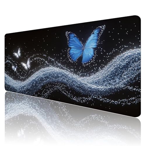 Tapis de souris papillon XXL pour organiser et décorer votre espace télétravail