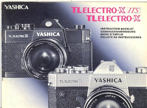 Yashica TL Electro-X ITS / TL Electro-X Original Instruction Manual