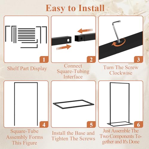 JCMCDO Elegant Wedding Sign Stand Holder, Sturdy Wedding Welcome Sign Holder with 8 Pair Satin Ribbon & 2 Leather Strap for Seating Charts & Event Decor Wedding Seating Chart Stand, Easel for Display (Black) by JCMCDO - Image 6