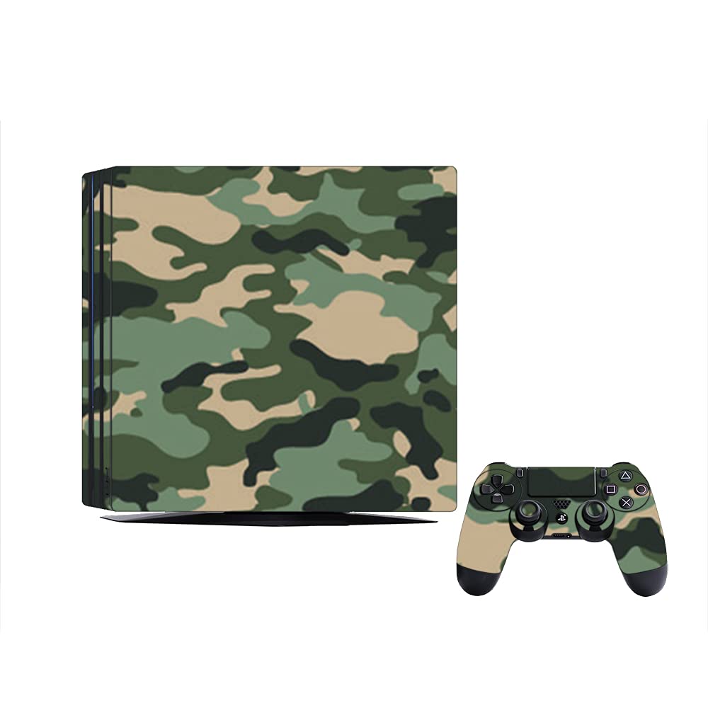 GADGETS WRAP Premium Material Controller & Console Skin Vinyl Decal Sticker Compatible with PS4 Pro - Green Camo (B09GFGV77F) Amazon Price History, Amazon Price Tracker