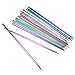 Knitting Needles Aluminum Lightweight, Knitting Needles Set Marked Size Knitting, 10 Pairs, Knitting Needles Size 4.5 and 3 Length L 30.5 for Various Projects, Suitable for All Kinds of Knitting with
