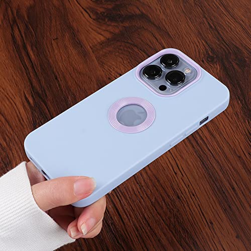 Coque silicone souple rose pour iPhone 14 Pro housse antichoc de luxe