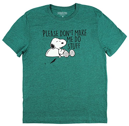 Amazon.com: Peanuts Snoopy Please Don't Make Me Do Stuff Graphic T