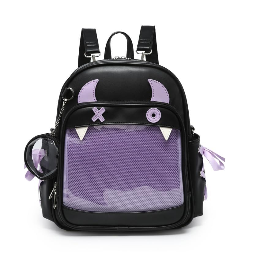 Image of CHERRY SAUCE Devil Halloween Ita Backpack Crossbody Purse For Gothic Anime