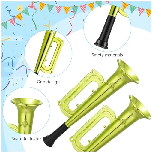 12 Pcs Metallic Trumpet Toys - Image 6