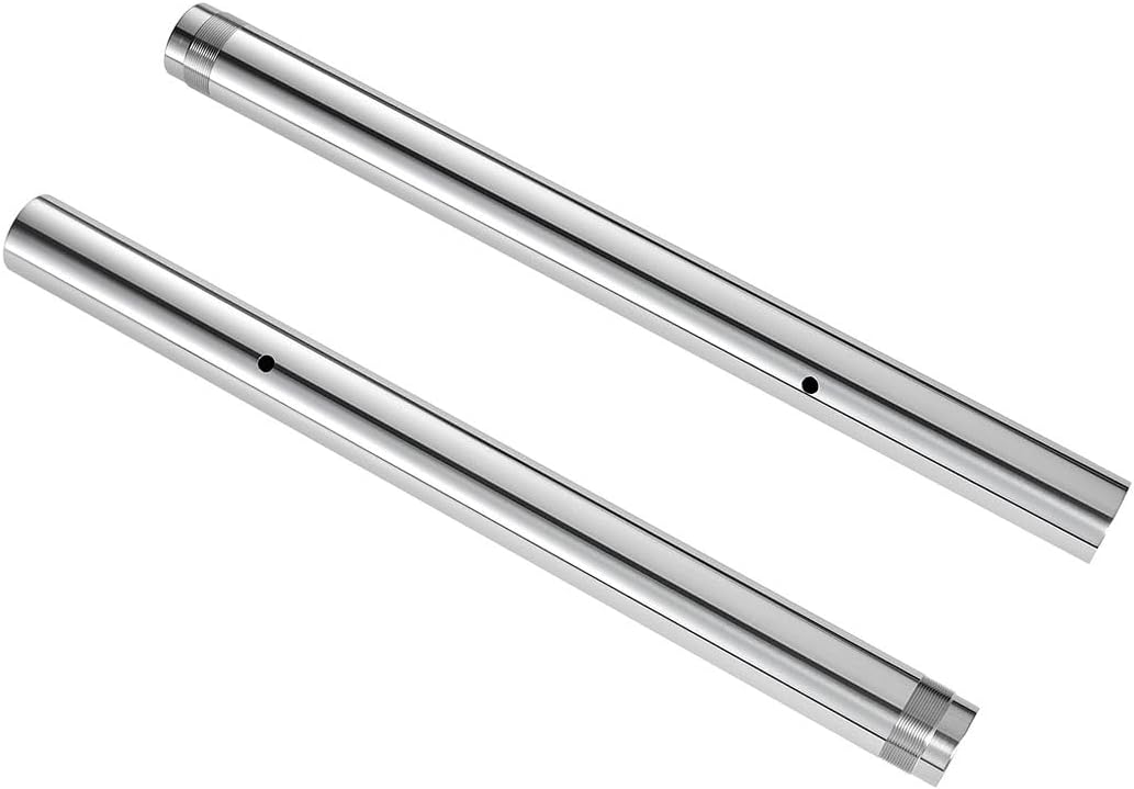 LANBAO Motorcycle Front Inner Fork Tubes For Suzuki GSXR1000 GSX-R1000 2003 2004 51110-40F30-000 43x518mm Fork Pipe Suspension Silver