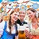 36 Stück Oktoberfest Deko Set, Oktoberfest Deckenhänger Wirbel Spiral Girlande für Bayrisch Deko Oktoberfest Party bayrische Strudel Dekorationen