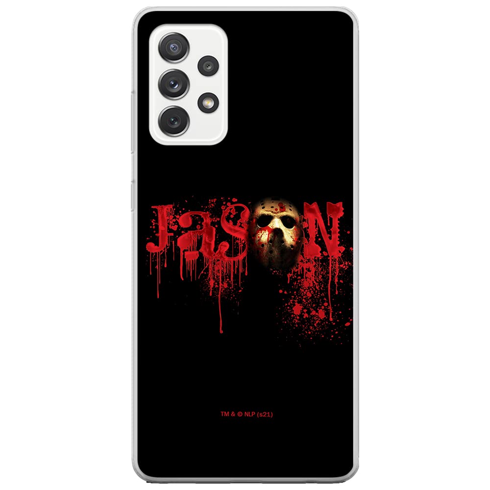 ERT GROUP mobile phone case for Samsung A52 5G / A52 LTE 4G / A52S 5G original and officially Licensed Horror pattern Friday the 13th 001 adapted to the shape of the mobile phone, case made of TPU